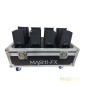 Par a Led Smartbat set da 8 con Flightcase