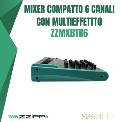 Mixer per Dj 6 canali usb ZZMXBTTR6  ZZIPP